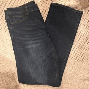 NEW AEROPOSTALE WOMENS 18L MID RISE BOOT  Dark Blue Jeans